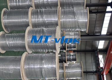 3 / 8 Inch ASTM A269 Small Diameter Stainless Steel Welded Super Long Coiled Steel Tubing