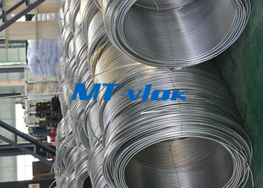 3 / 8 Inch ASTM A269 Small Diameter Stainless Steel Welded Super Long Coiled Steel Tubing